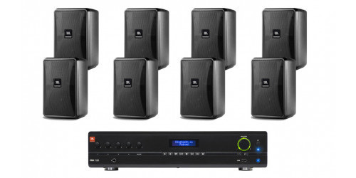 Комплект акустики 8 настінних динаміків JBL Control 23-1 Bluetooth | 8х15Вт